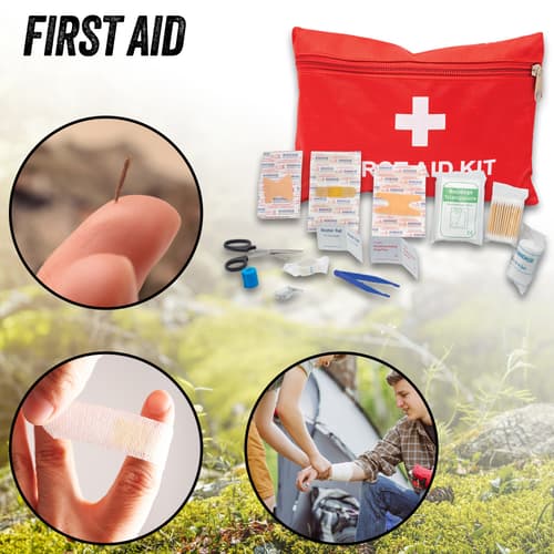 First Aid gear included in the kit.